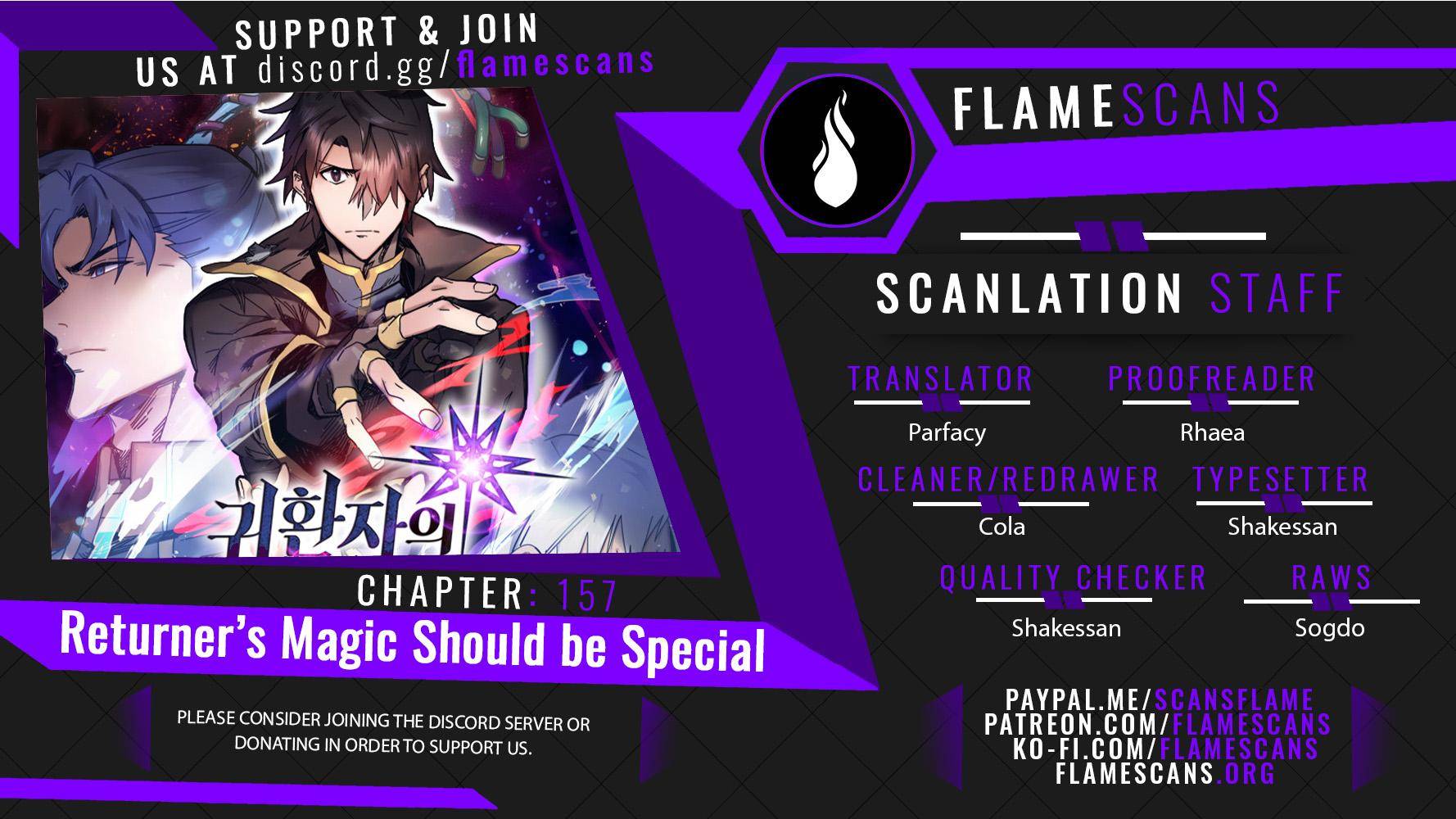A Returner's Magic Should be Special chapter 157