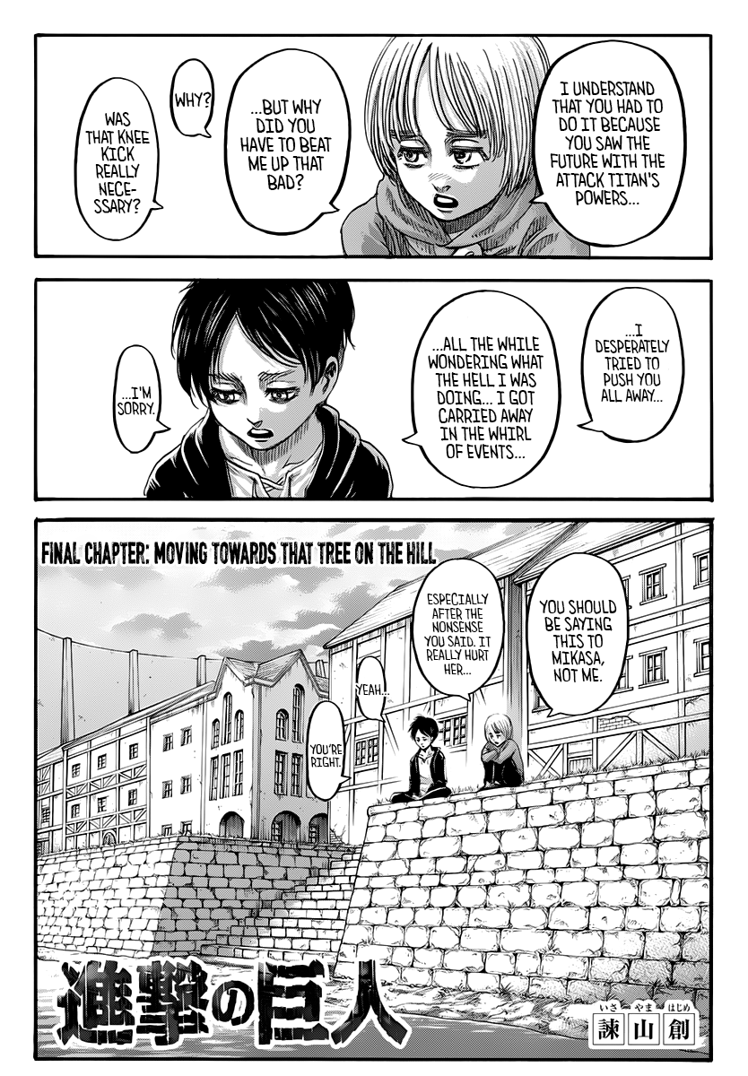 Attack on titan Chapter 139 - Last Chapter - High Quality
