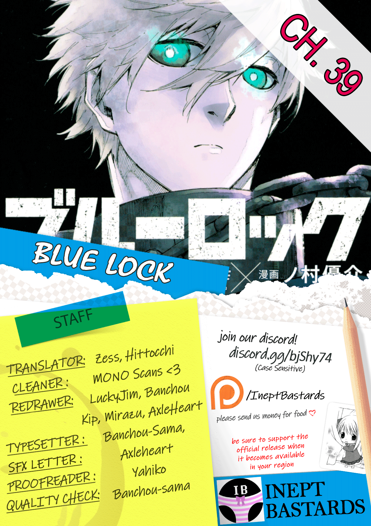 Blue Lock chapter 39