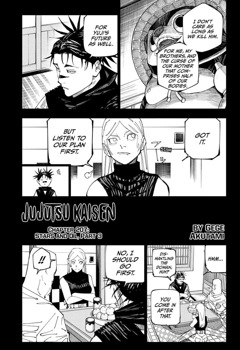 Jujutsu Kaisen chapter 207
