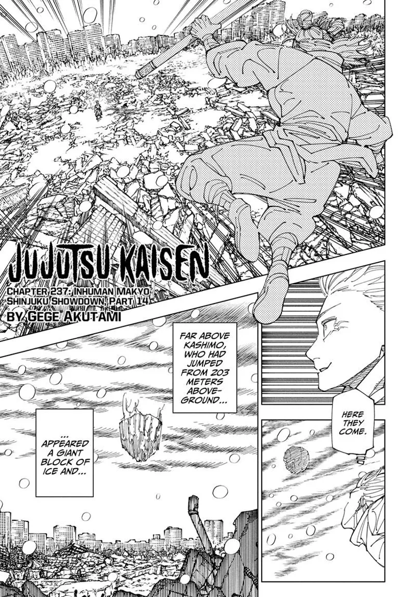 Jujutsu Kaisen chapter 237