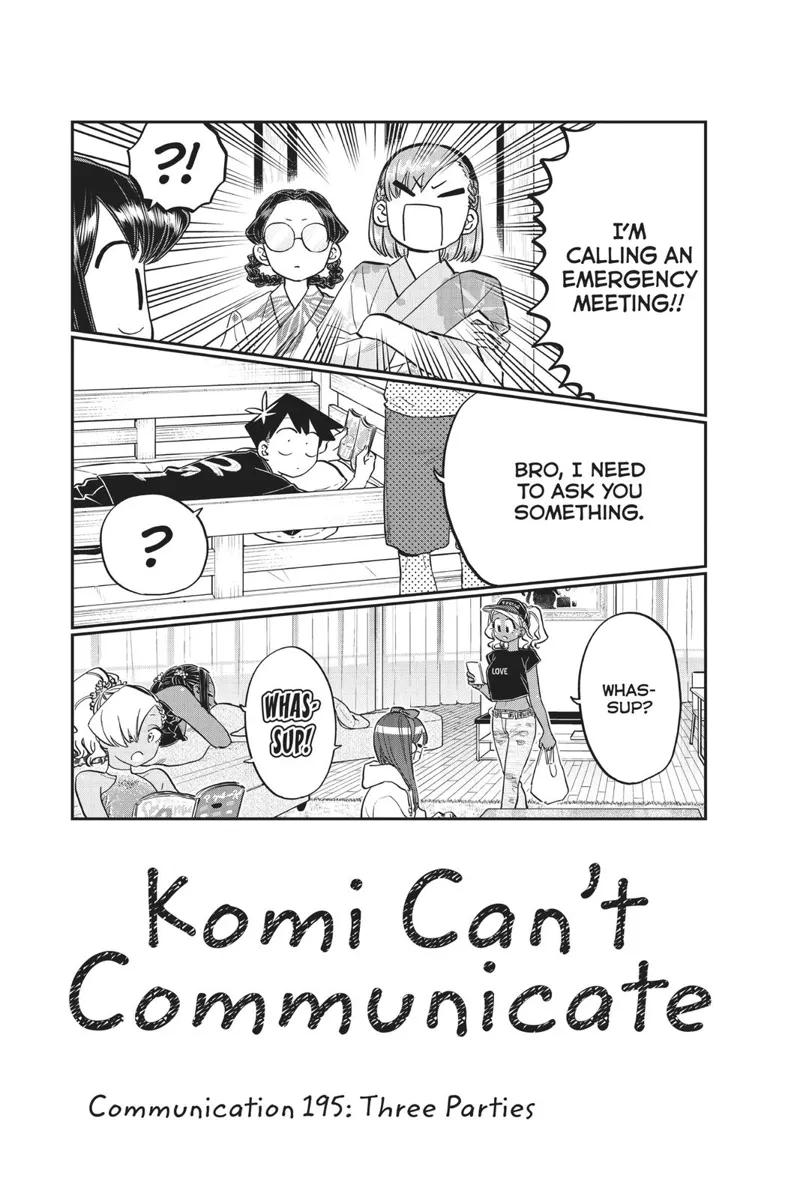 komi-san chapter 195