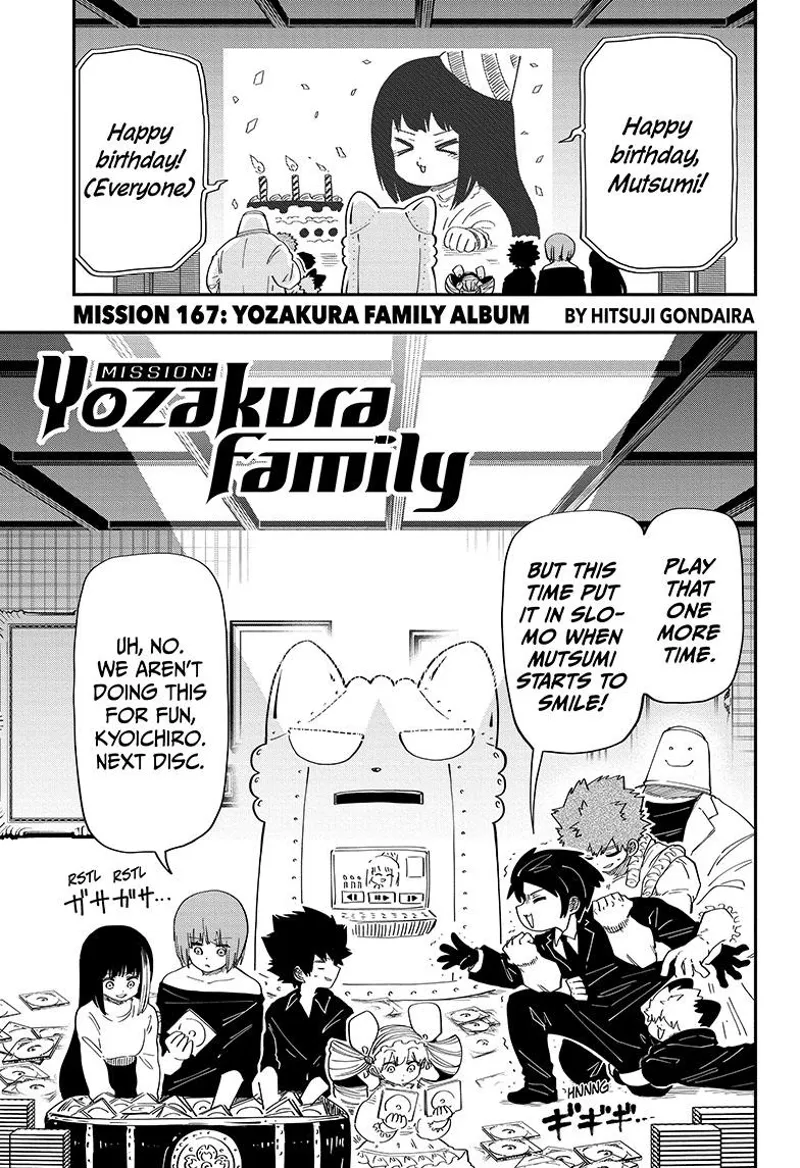 Mission Yozakura Family chapter 167