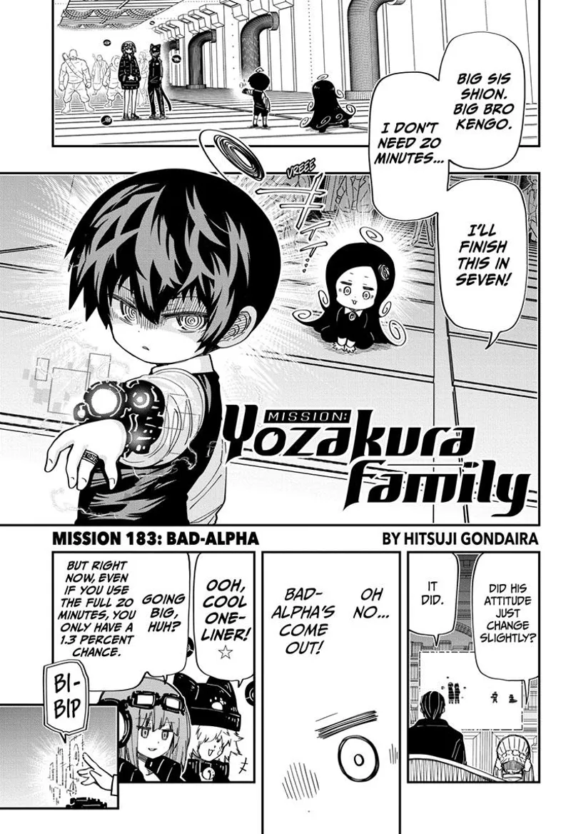 Mission Yozakura Family chapter 183