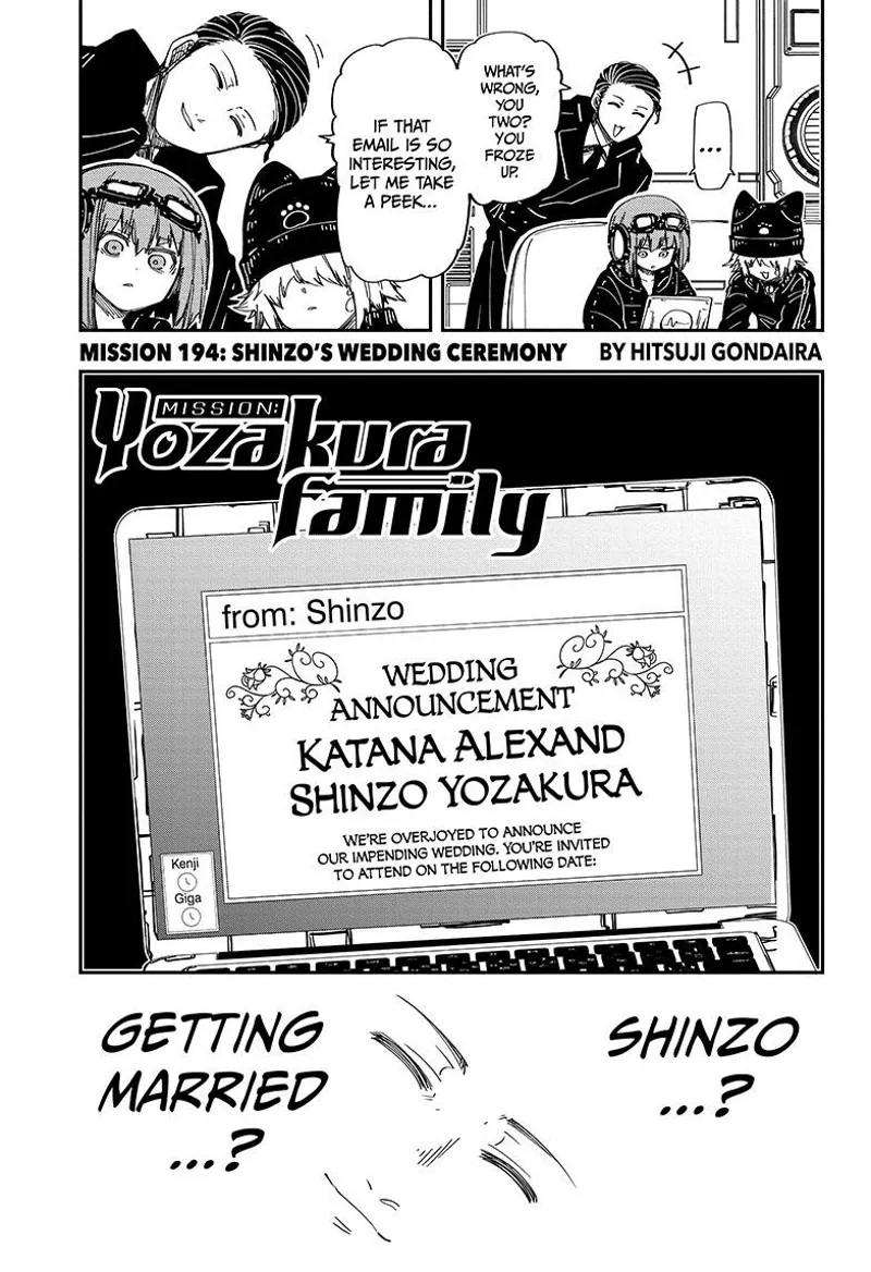 Mission Yozakura Family chapter 194