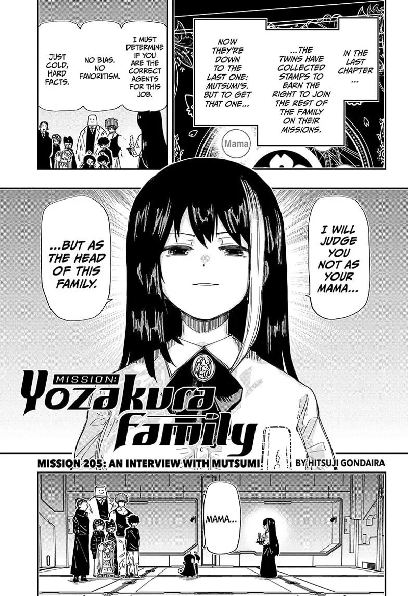 Mission Yozakura Family chapter 205