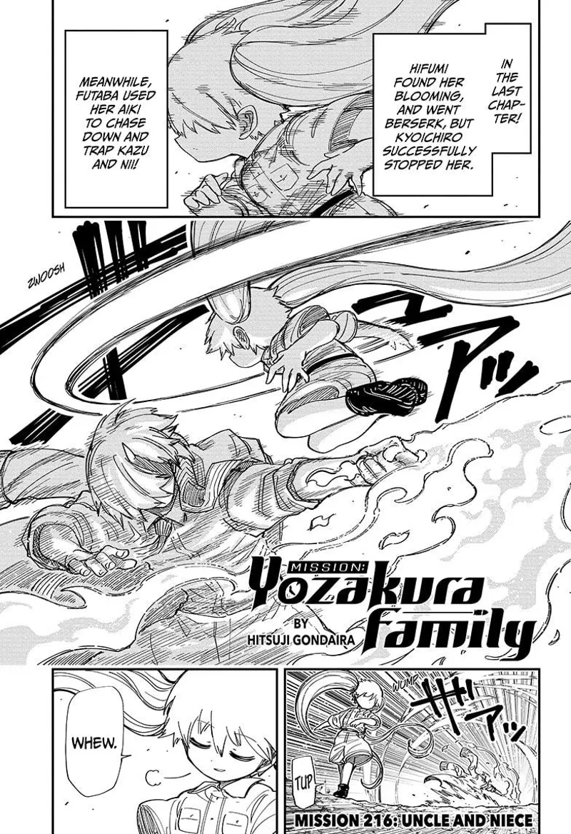 Mission Yozakura Family chapter 216