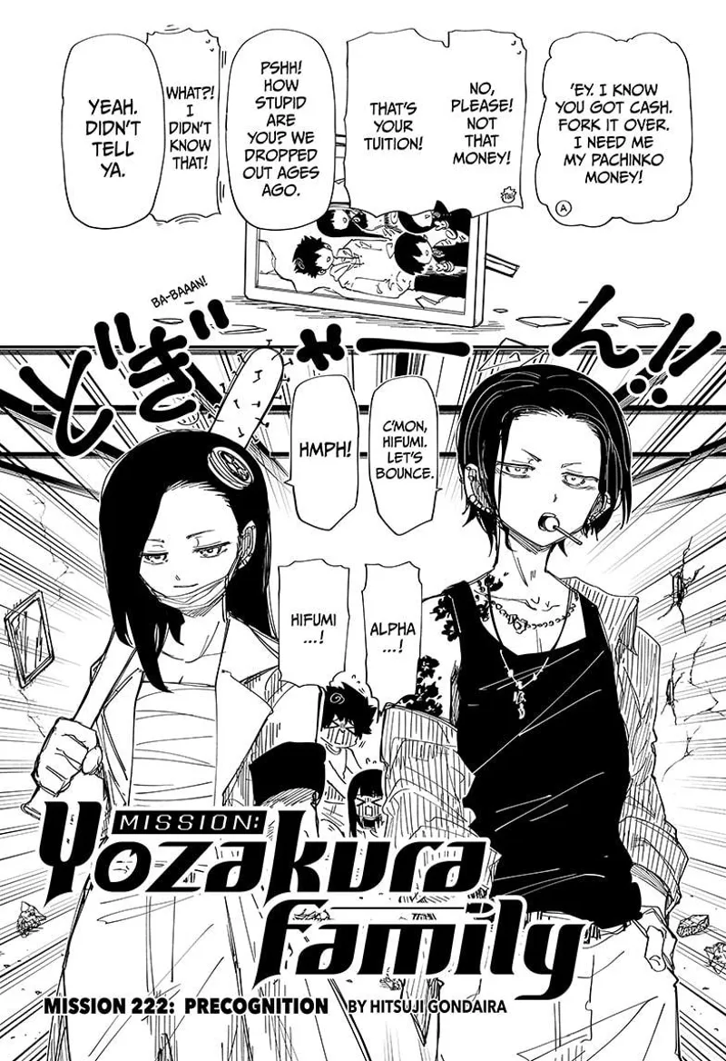 Mission Yozakura Family chapter 222