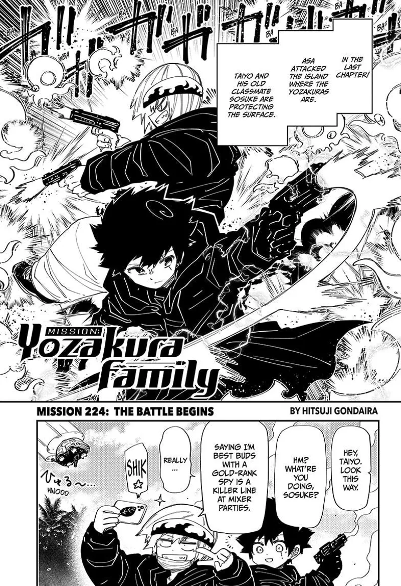 Mission Yozakura Family chapter 224