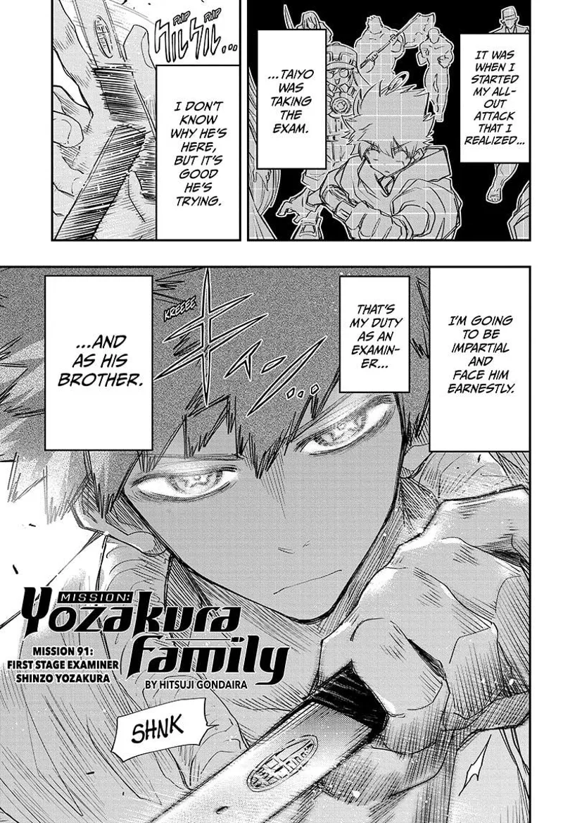 Mission Yozakura Family chapter 91