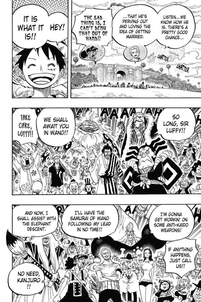 One Piece chapter 822