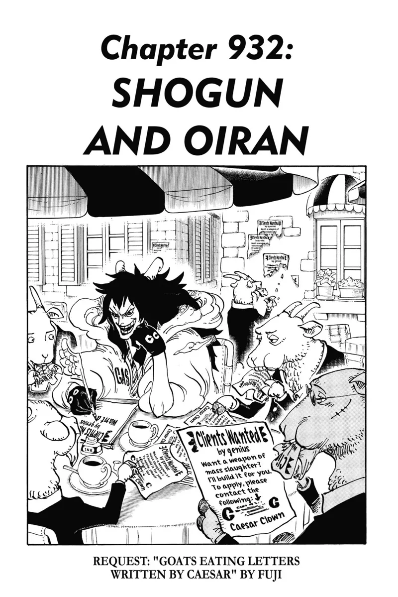 One Piece chapter 932