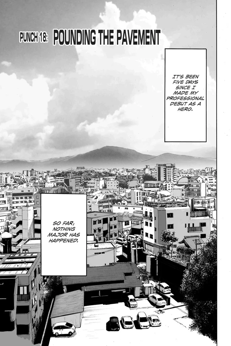 one punch man chapter 18