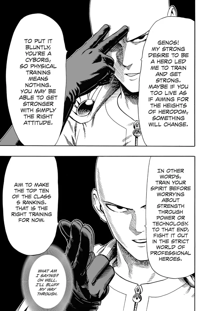 one punch man chapter 18