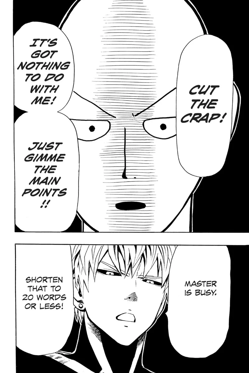 one punch man chapter 9