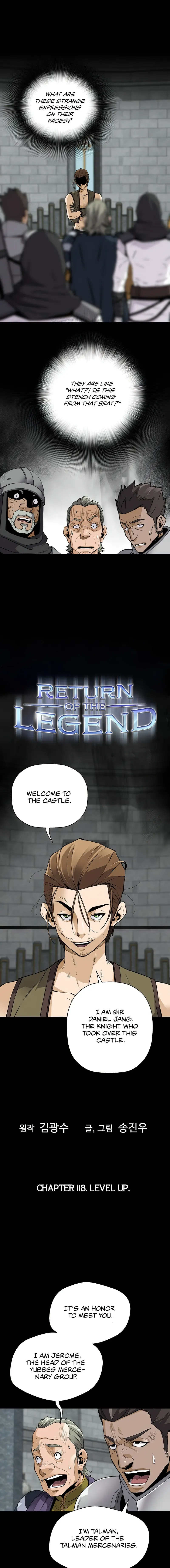 return of the legend chapter 118