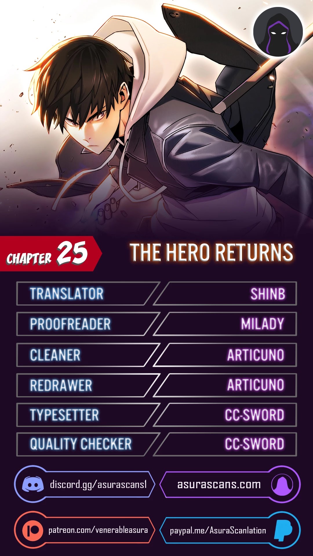 The Hero Returns manga, read The Hero Returns, The Hero Returns anime, read The Hero Returns manga