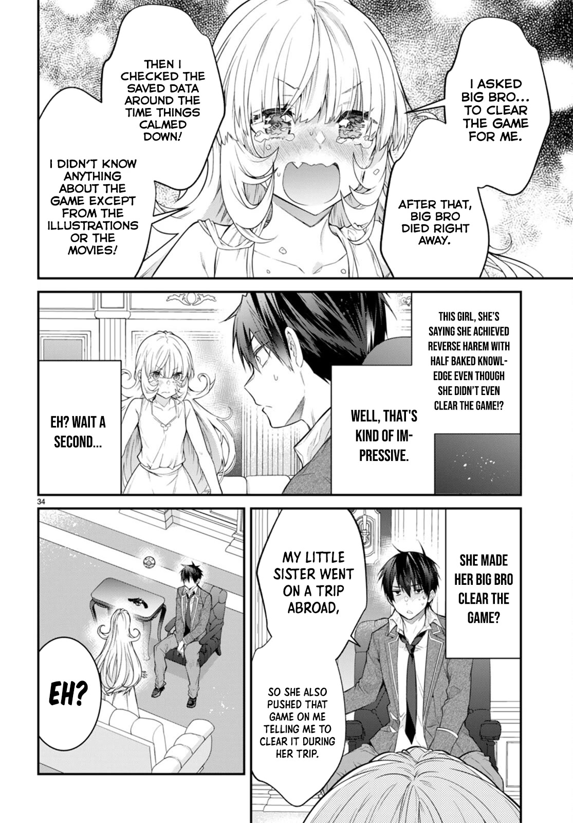Trapped in a Dating Sim Manga