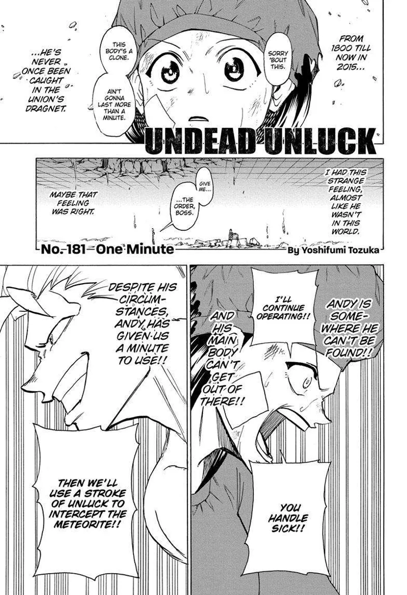Undead  Unluck chapter 181