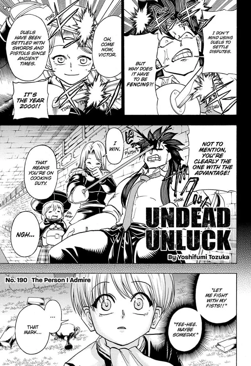Undead Unluck chapter 190