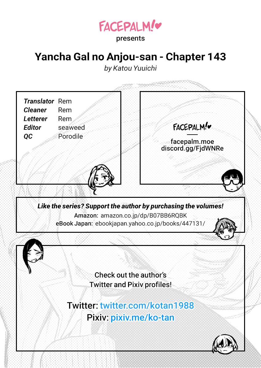 Yancha Gal No Anjou-San chapter 143