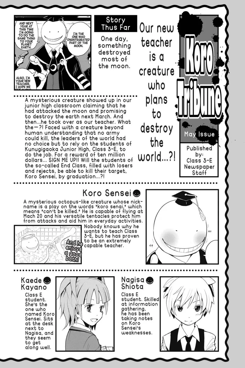 Assassination Classroom chapter 26