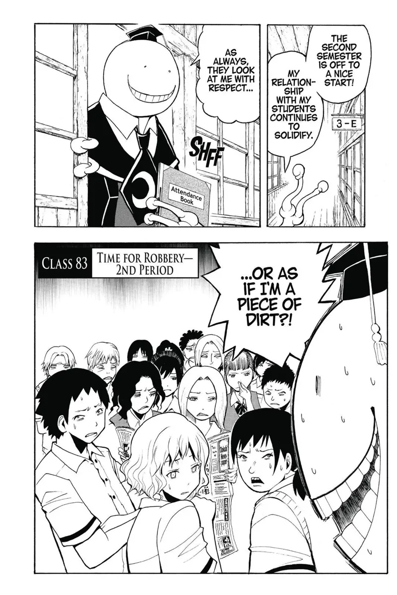 Assassination Classroom chapter 83