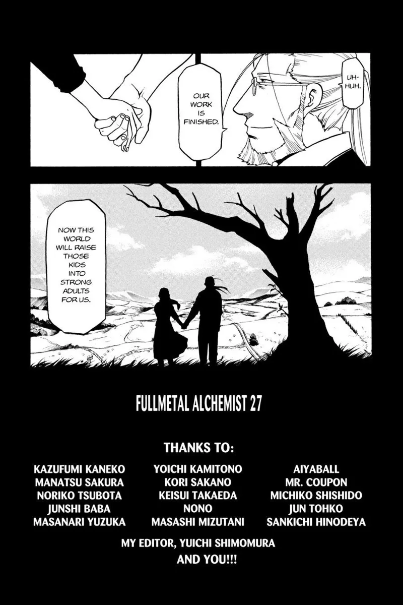 Fullmetal Alchemist chapter 108.5