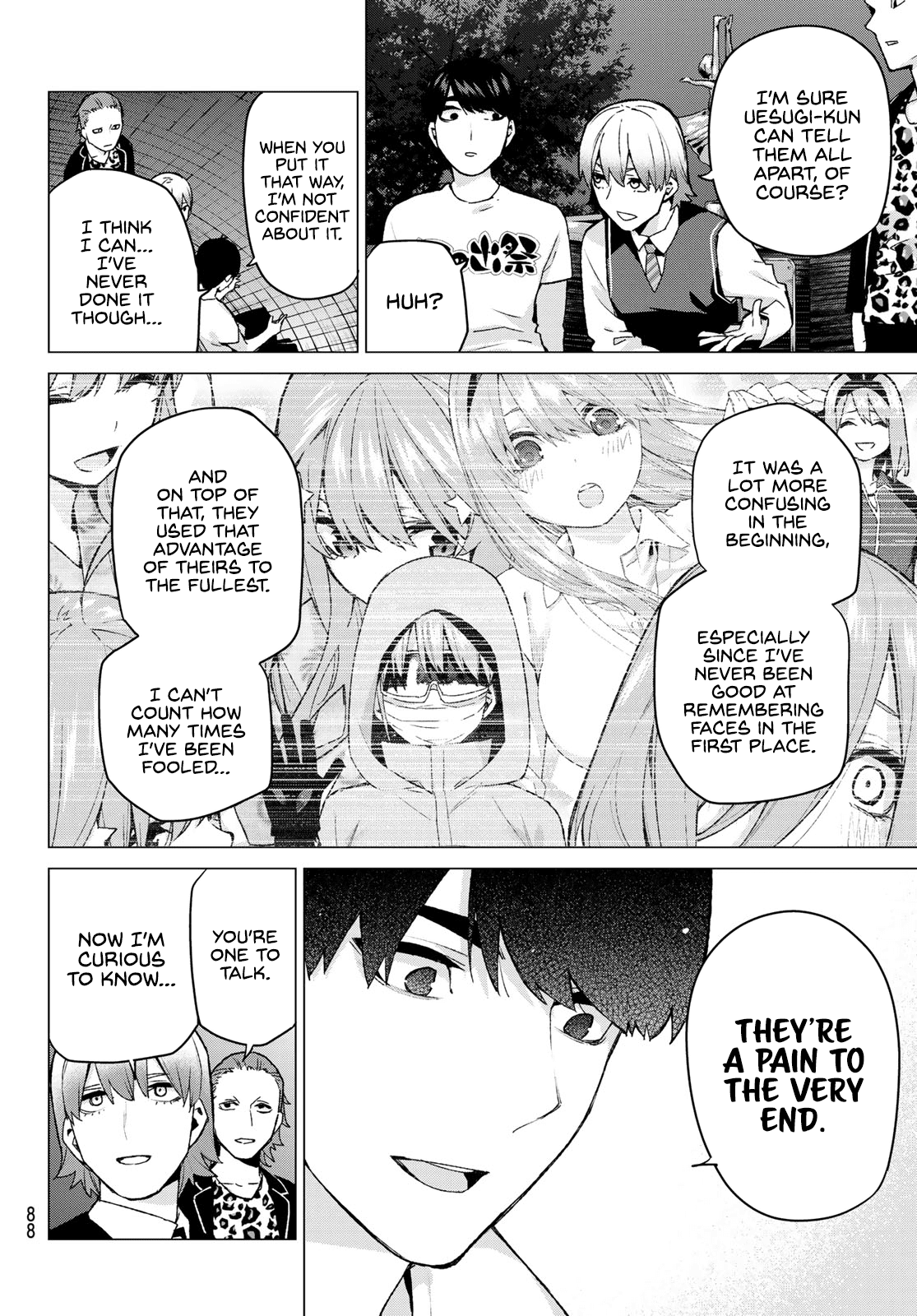 The Quintessential Quintuplets, Chapter 114 - English Scans