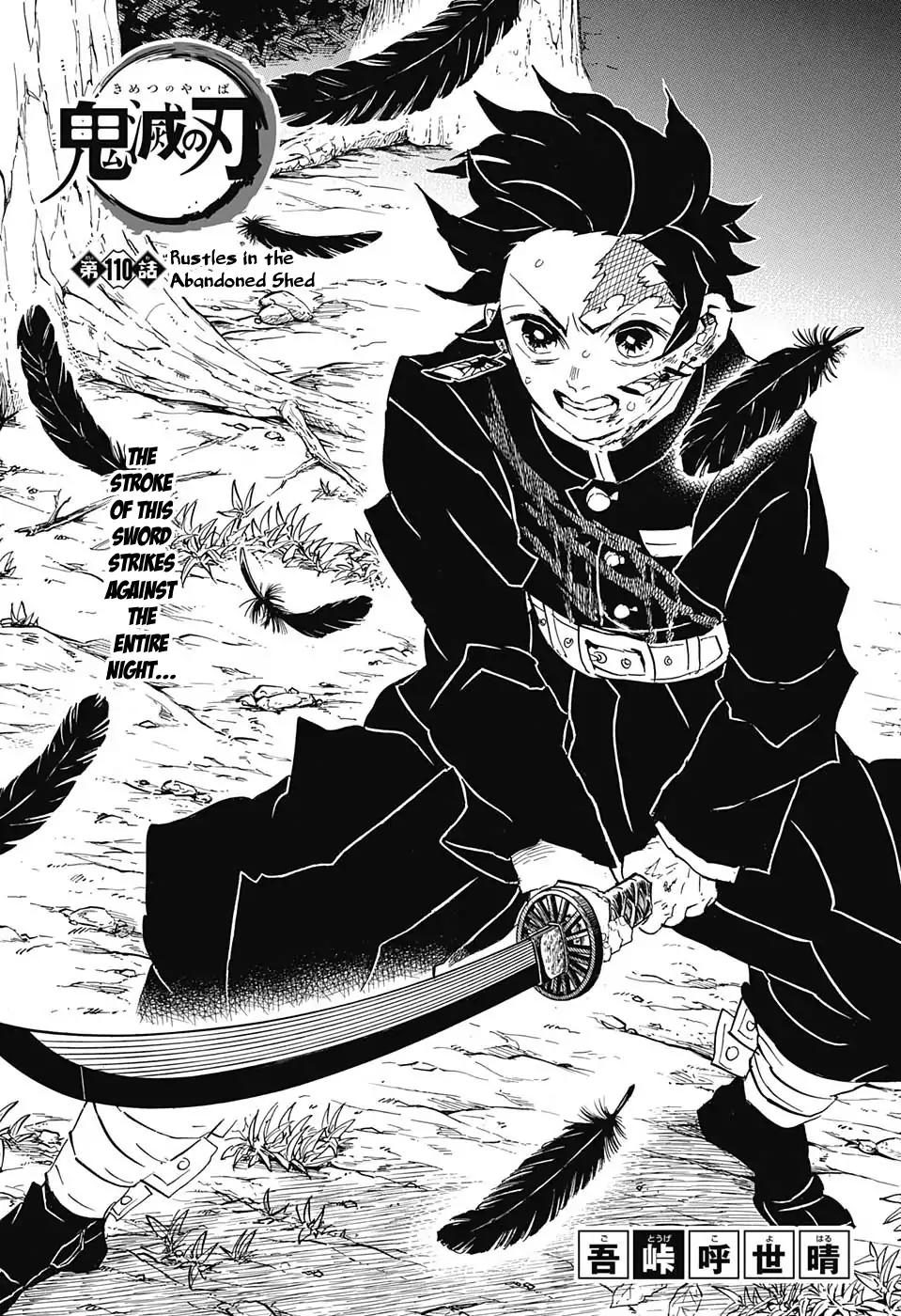 demon slayer kimetsu no yaiba chapter 110 1 - Demon Slayer: Kimetsu no Yaiba, Chapter 110