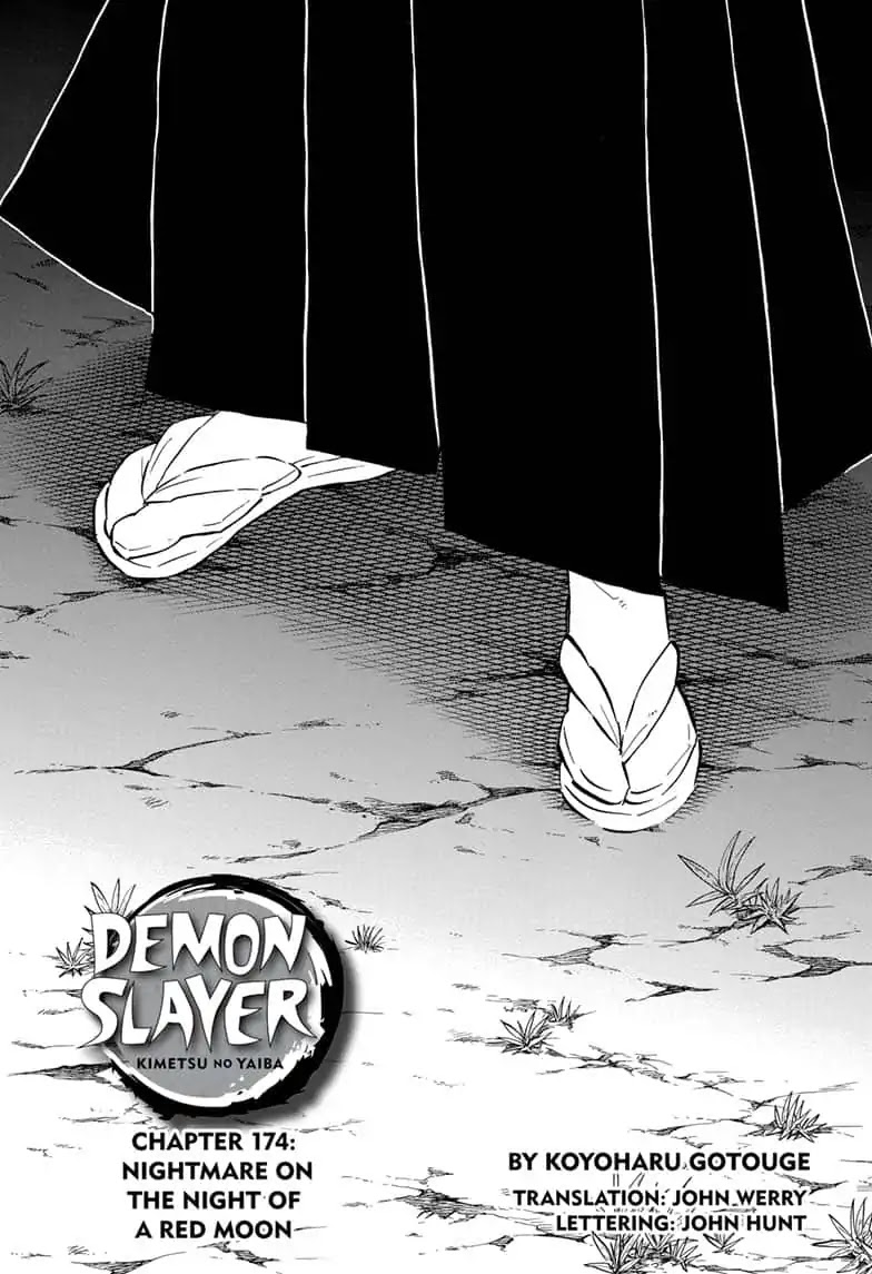 demon slayer kimetsu no yaiba chapter 174 nightmare on the night of a red moon 1 - Demon Slayer, Chapter 174