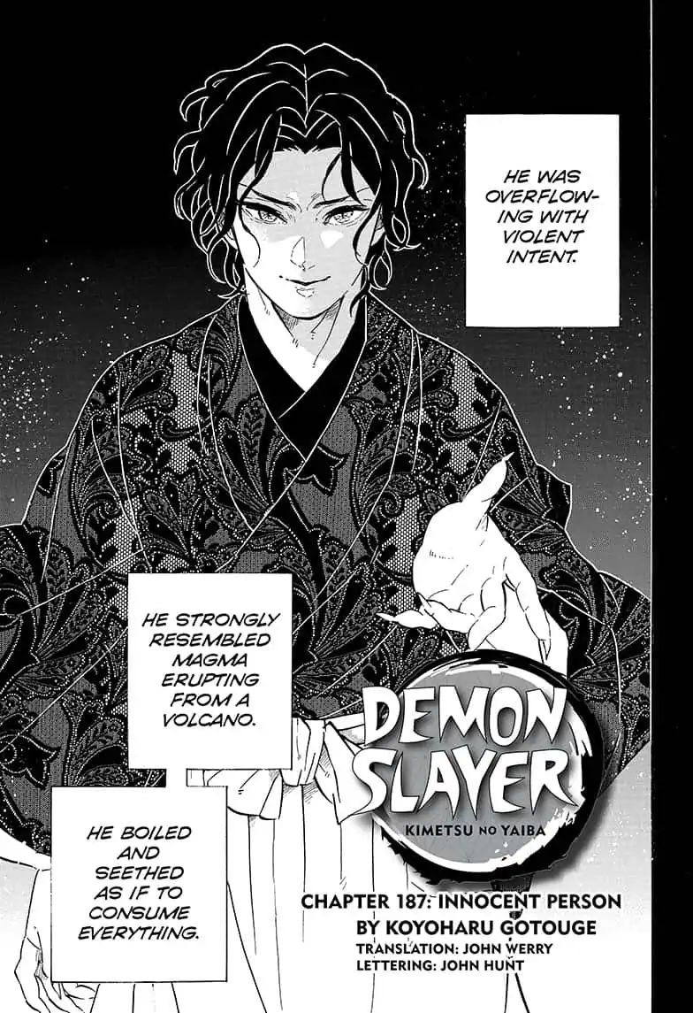 demon slayer kimetsu no yaiba chapter 187 innocent person 1 - Demon Slayer, Chapter 187