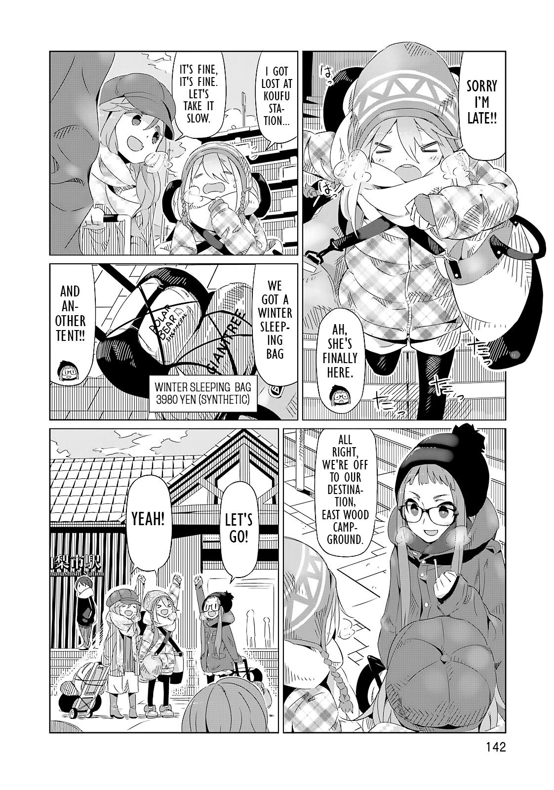 Yuru Camp Manga, Laid-back camp